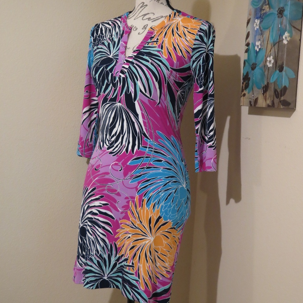 $sold$ Banana Republic ☆ Floral Dress Petite XXS - Picture 1 of 6